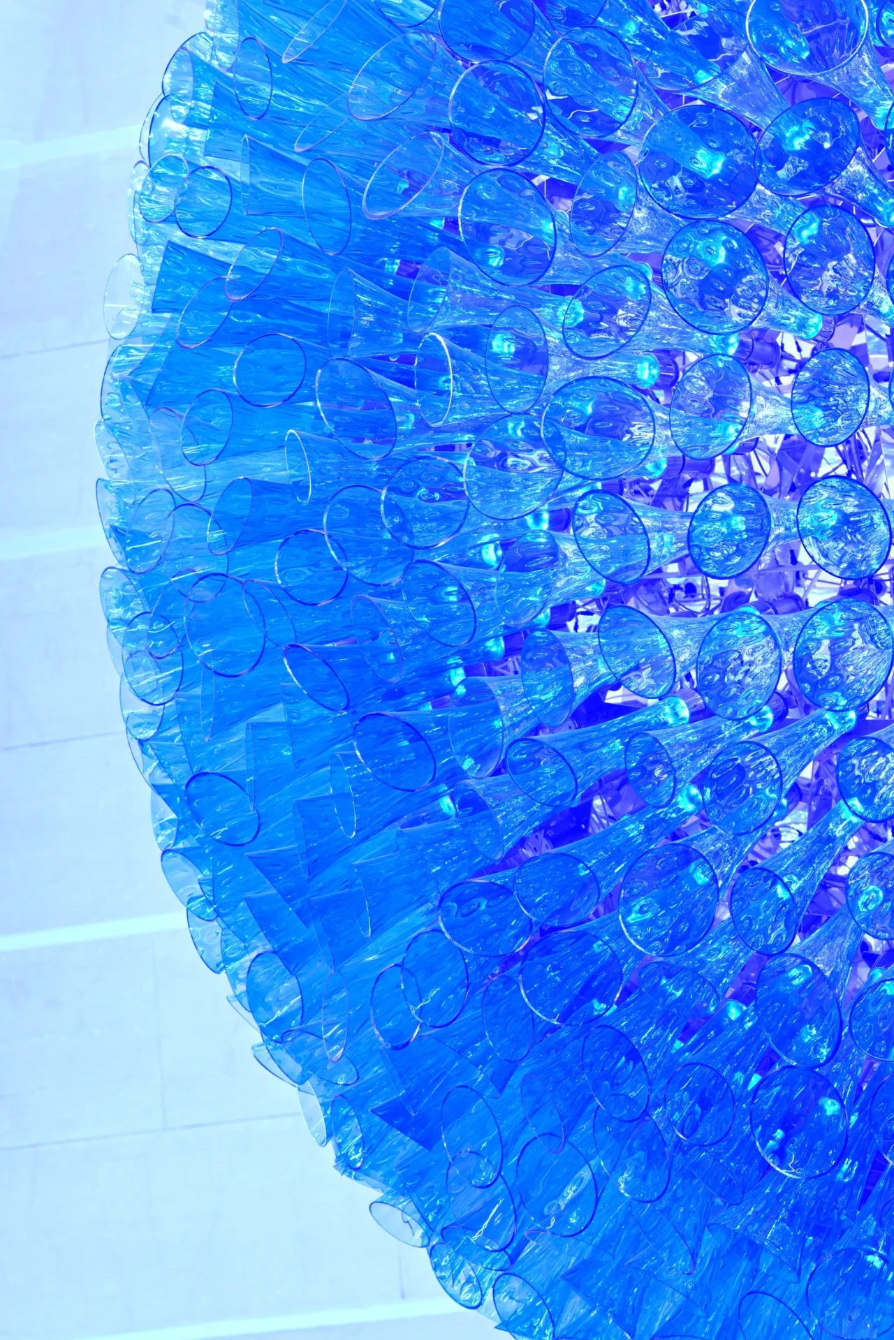 Blue crystal detail
